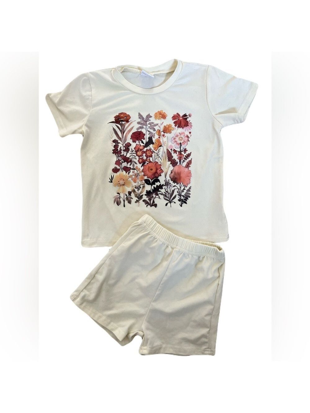Floral‎ Kids Set - Cream